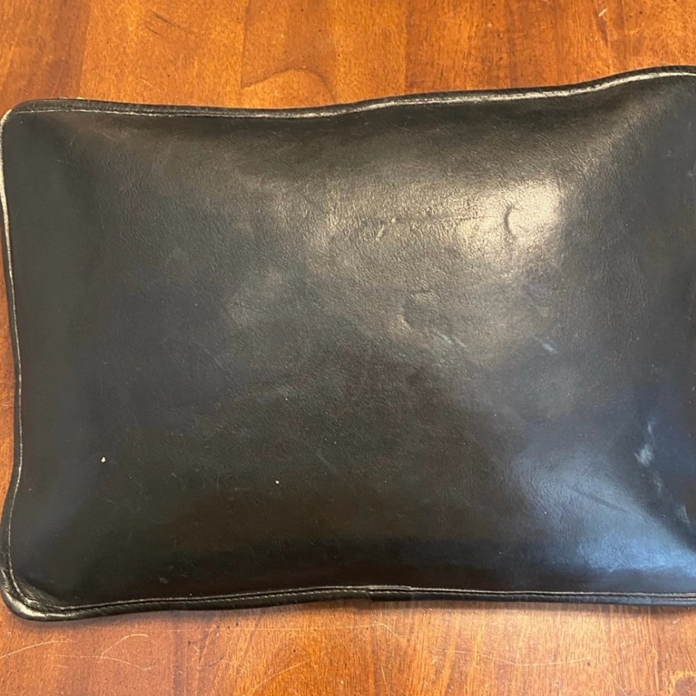 COACH 1980s VINTAGE COWHIDE SLIM SATCHEL/PORTFOLIO. COA PROVIDED - Picture 1 of 13